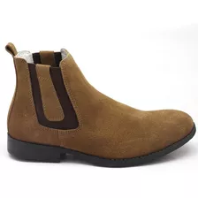 Bota Botina Chelsea Masculina 100% Couro Legítimo Promoção 