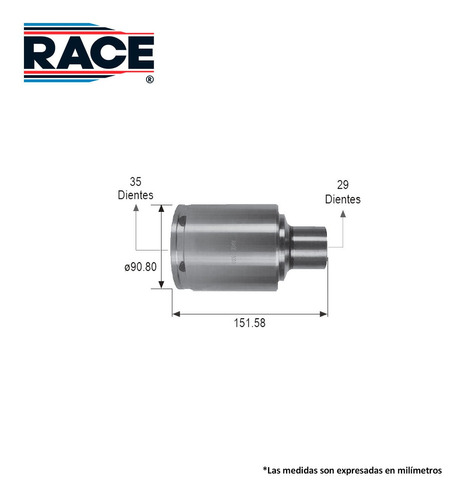 Espiga L/caja Izquierda Jeep Liberty 2.8l 2005-2006 Race Foto 2