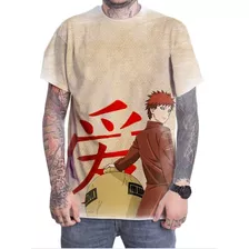 Camiseta Camisa Gaara Anime Mangá Naruto Envio Rápido 04