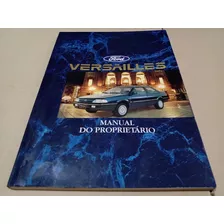 Manual Proprietário Versailles E Royale 92 1992 Tds. Modelos