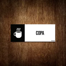 Placa Setor Ícone - Copa 23x9