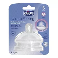 Tetina Mamila Chicco Naturalfeeling 6m+ Flujo Rápido 2 Pack