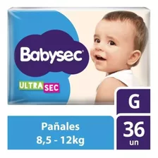 Pañales Babysec Ultrasec G X 36 Unidades