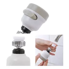 Arejador Adaptador 3 Jatos De Torneira Rotação 360 Graus Cor Branco