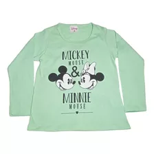 Mickey Mouse E Minniei - Blusinha Infantil