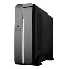 Gabinete Slim Cx Atx-600 Diseño Elegante Compacto Color Negro