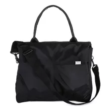 Bolsa Organizadora Chicco Easy Bag Maternidade Pure Black Cor Preto Desenho Do Tecido Liso