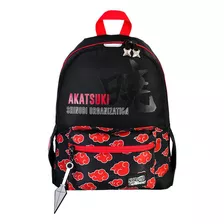 Mochila Urbana Naruto Naruto Color Negro Diseño Liso 25l