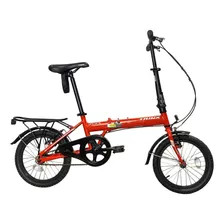 Bicicleta Trinx Plegable Life 1.0 16 Color Naranja