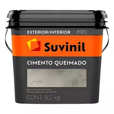 Cimento Queimado Para Paredes 5 Kg Suvinil