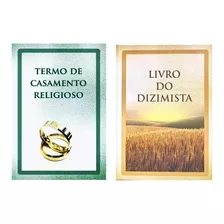 1 Livro Termo De Casamento + 1 Livro Do Dizimista