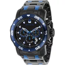 Relógio Masculino Invicta Pro Diver Zager Exclusive 37690 Cor Da Correia Preto Cor Do Bisel Azul Cor Do Fundo Preto