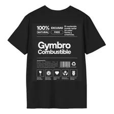 Camiseta Gymrat Gymbro Combustible - Color Negro