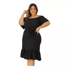 Vestido Plus Size Moda Evangélica Midi G1 A G3 Lançamento