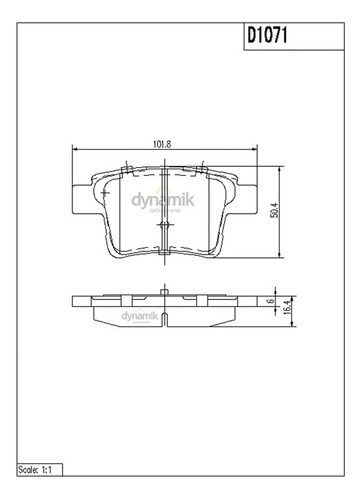 Balatas Semimetalicas Tra Ford Freestyle V6 3.0l 05/07 Foto 2