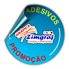 500 Etiquetas Adesivas Personalizadas 3cm Ø Zimgraf