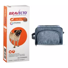 Bravecto Antipulga Carrapato 250 Cão 4,5 A 10kg + Necessaire