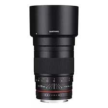 Teleobjetivo Samyang Ed Umc De 135 Mm Para Cámaras Réflex Ni