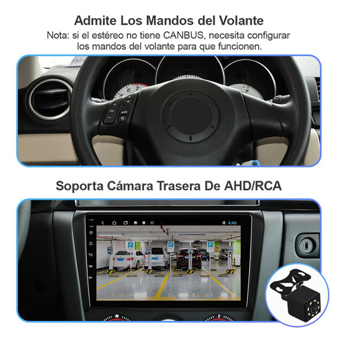 Isudar Radio 2+32g Carplay Para Mazda 3 2004-2009 Gps Fm Bt Foto 7