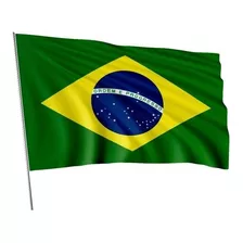 Bandeira Do Brasil 3,00x2,00mt Bordas Costuradas Premium