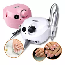 Lixadeira Motor Elétrica Unha Profissional Pedal Nail Polisher Cor Branco Voltagem 110v/220v (bivolt)