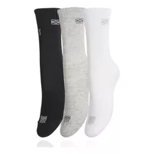 Media Sox® Algodon Niño Niña Caña Corta Pack X 3 