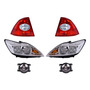 Kit Cuartos Lat Blanco S/foco Ford Focus 05/07 Depo