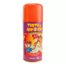 Spray Para Cabelos Tinta Da Alegria 120ml Laranja