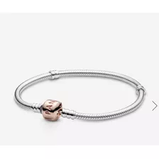 Pulsera Pandora Moments Snake Two Tone 14k Rose Gold Plated