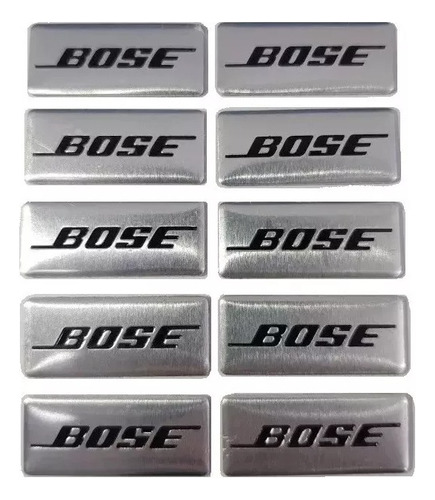 Emblema Bose Metal Paquete De 10 Piezas Bocina Auto Estereo Foto 7