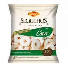 Biscoito Sequilho Coco Sem Glúten Nazinha Clássicos Pacote 100g