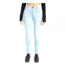 Calça Hot Pant Feminina Skinny Jeans Azul Claro Lady Rock