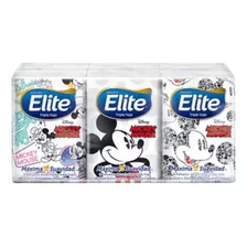 Kit 12 Lenço De Papel Disney 8 Folhas Triplas Elite