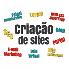 Criação De Site Profissional E Loja Virtual + Hospedagem Gr