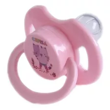 Chupeta Bebe Infantil Menino Menina Bico Assimétrico Cor Rosa Período De Idade 0-6 Meses