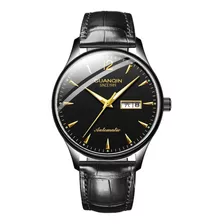 Guanqin - Reloj De Pulsera Automático Para Hombre (acero Y 