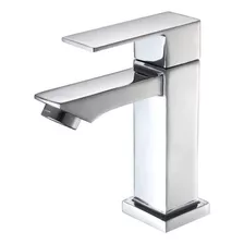 Torneira De Banheiro Moderna Inox Lavabo Prateada 1/4 Volta