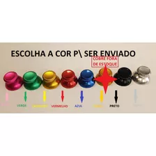 2 Botões Analogicos 100% Aluminio Para Ps4 Ou Xbox One Cor Branco