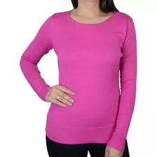 Blusa Feminina Alpelo Tricot Suéter Rosa Mulberry - 10900427