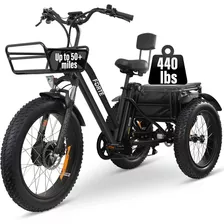 Malisa Electric Trike For Adults 3 Wheel Motorized 750w Bike
