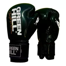 Luva Boxe Muay Thai Green Hill Jaguar Alta Qualidade Preta