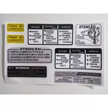 Adesivos Advertência Cg Turuna 125 1979 1980 Frete Grátis