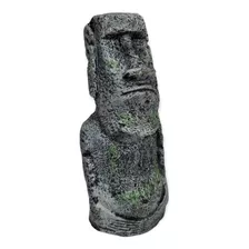 Adorno De Resina Figura Legendaria Moai Chico 