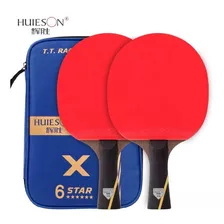 Raquetas De Tenis De Mesa Huieson 6 Star, 2 Unidades Con Fun