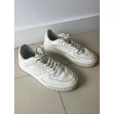 Zapatillas Blancas De Zara. Talle 40