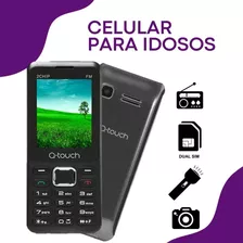 Celular Do Idoso Botões Grandes Dual Lanterna Câmera + Fone