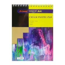 Block Pastel Tiza Artmate A4 180g 24h Espiralado Hscp-a4