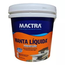 Manta Líquida Impermeabilizante Mactra 5kg Branco Laje Telha