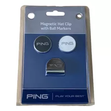 Marcadores De Golf Ping Con Clip Magnetico Para Gorra