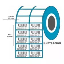 Etiqueta Ilustracion 50mm X 25mm 2 Filas 3600 Et